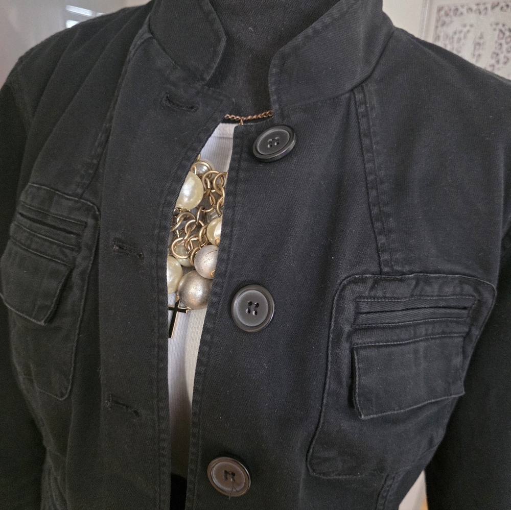 Black Womens Jacket - Picture 3 of 7